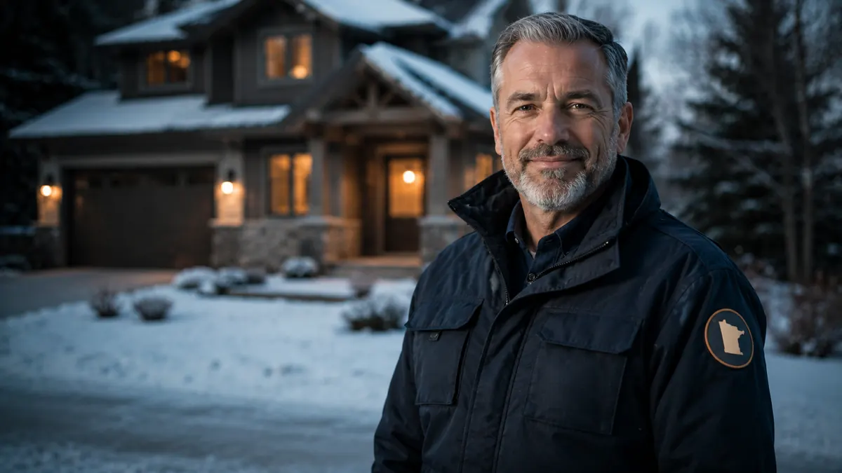 Inspector at a Minnesota property