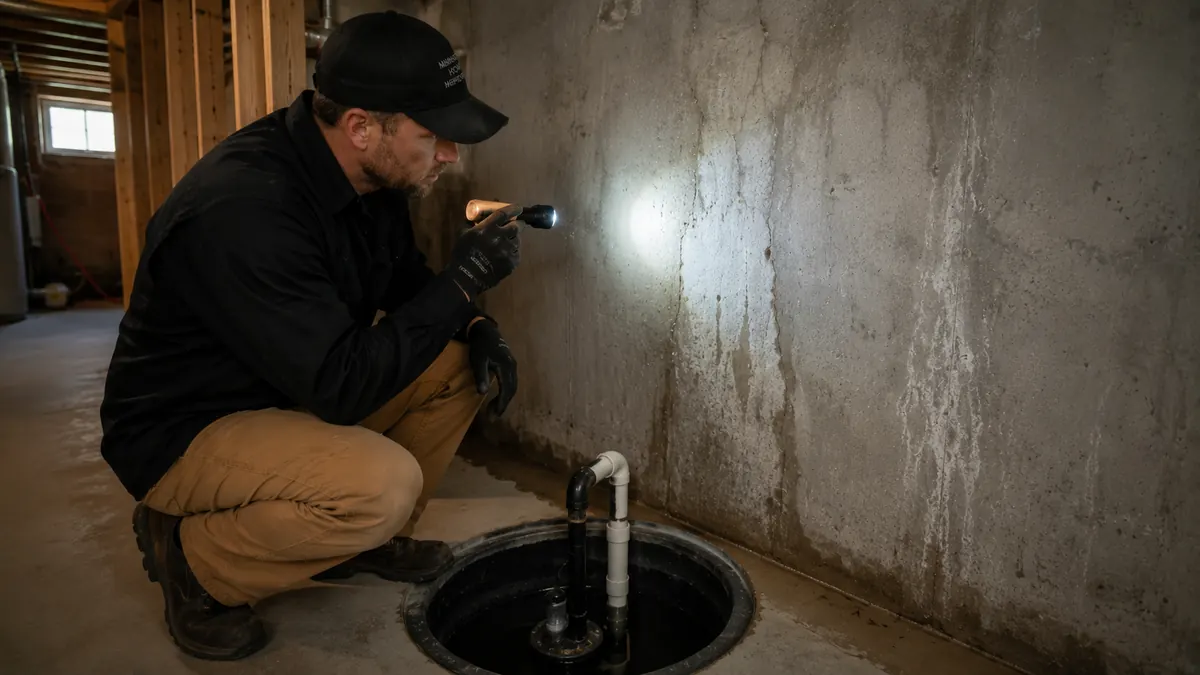 Foundation wall inspection